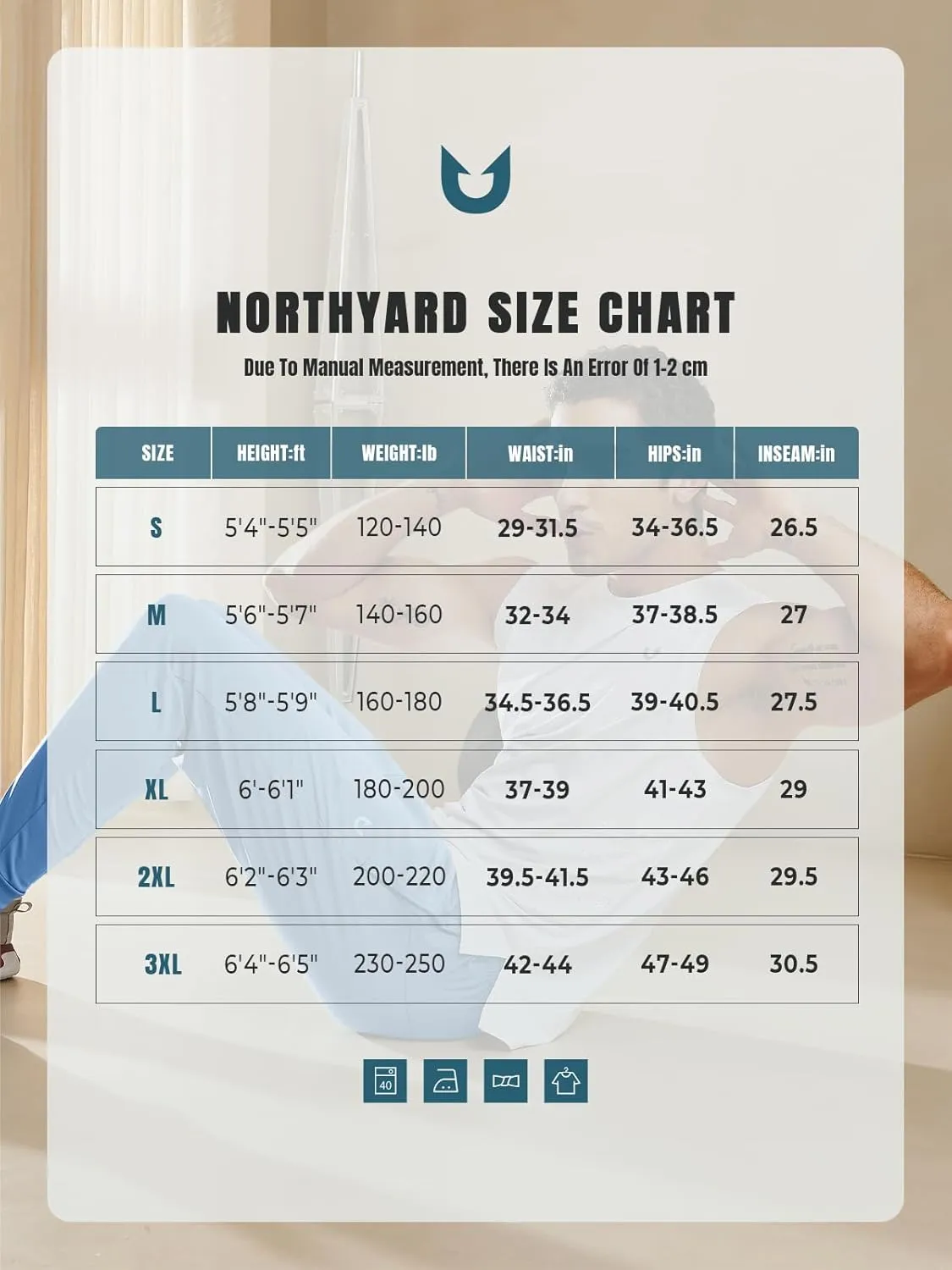 NORTHYARD Men's Joggers Pants with Zipper Pockets Lightweight Sweatpants Athletic Running Workout Track Pants for Men
