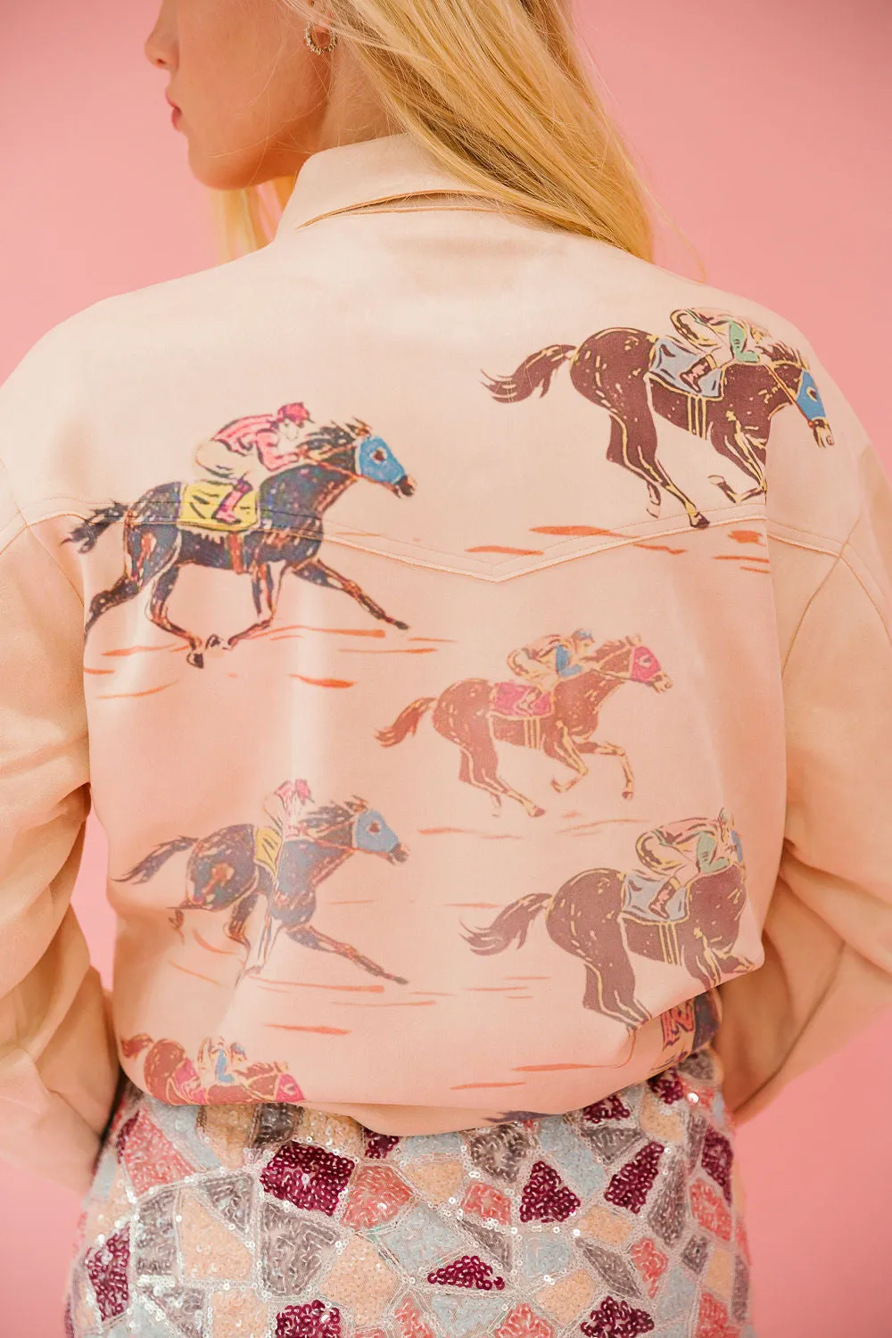 WIN THE RACE SUEDE JACKET